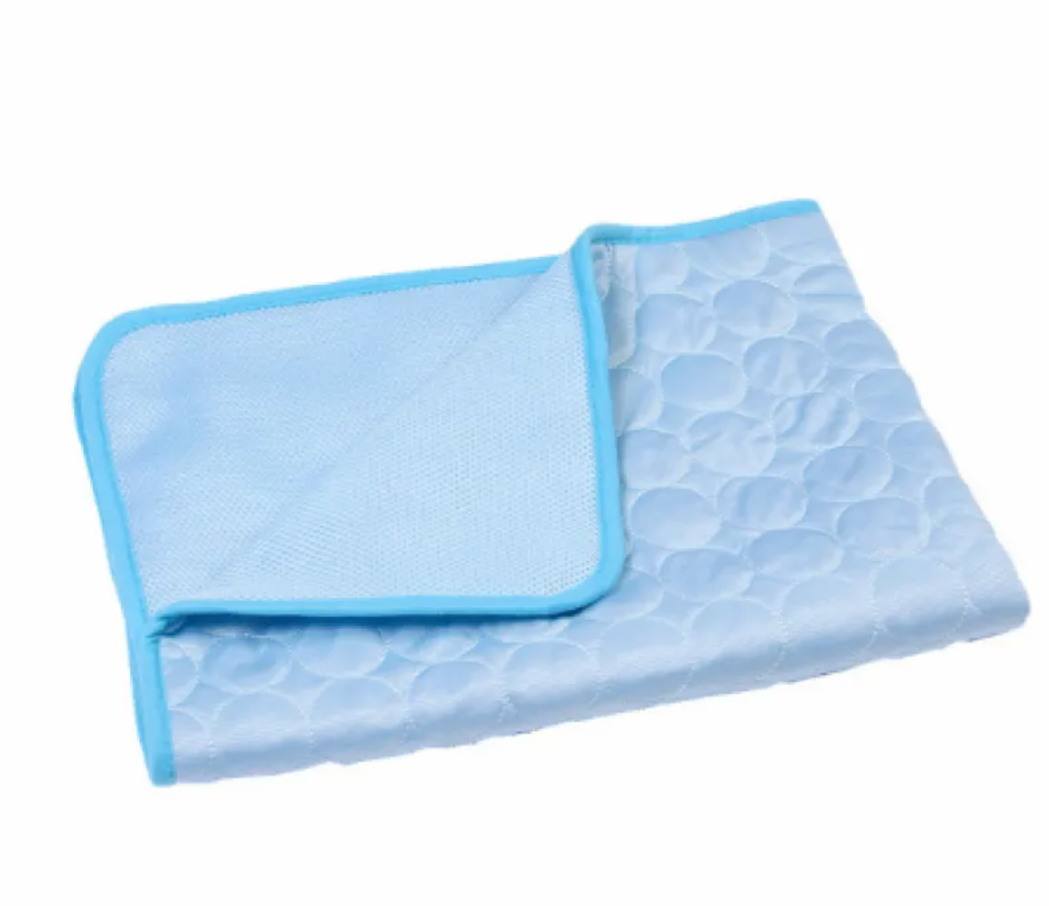 ChillPaw™ Ice Silk Cooling Mat – Instant Cooling Bed for Dogs & Cats