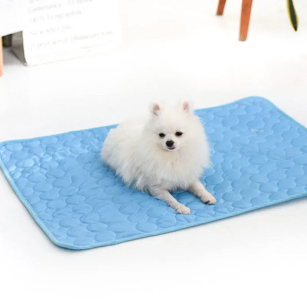 ChillPaw™ Ice Silk Cooling Mat – Instant Cooling Bed for Dogs & Cats