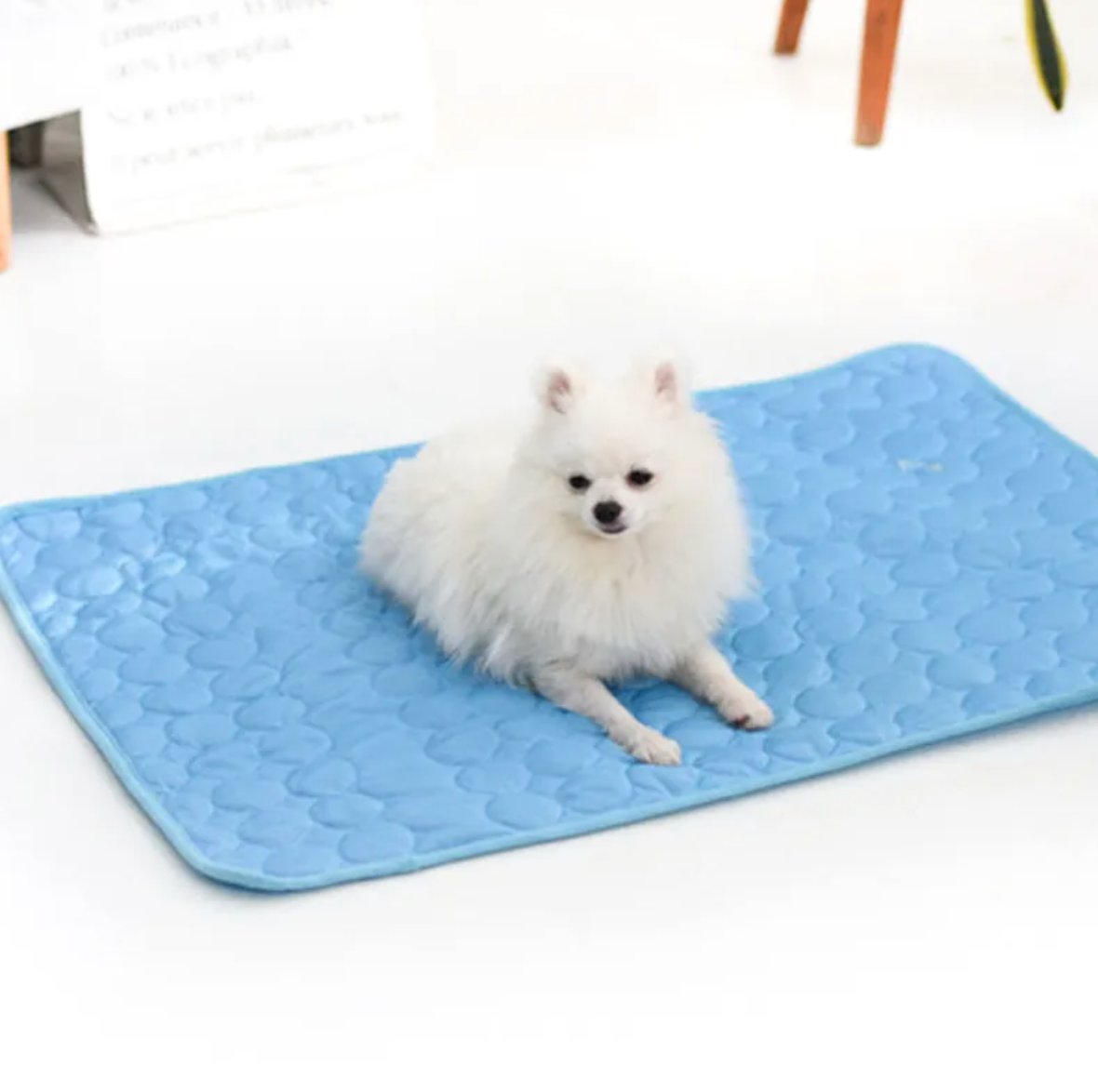 ChillPaw™ Ice Silk Cooling Mat – Instant Cooling Bed for Dogs & Cats